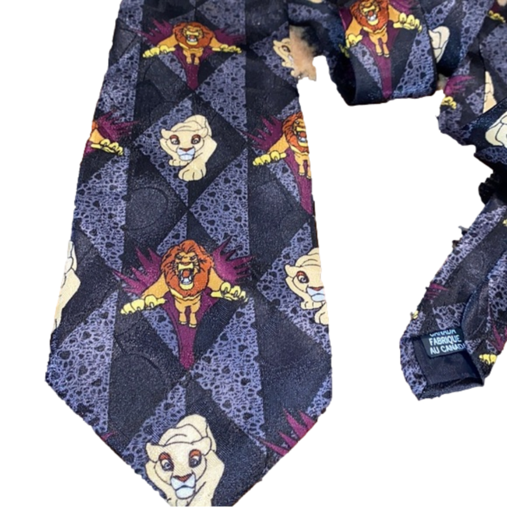 Vintage Lion King Tie